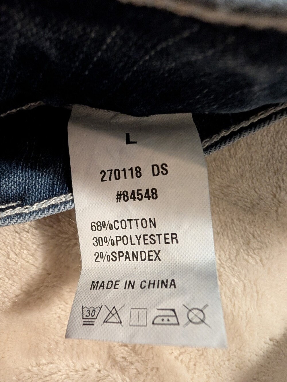 Flamingals Raw Hem Button Side Mid Waist Bootcut Jeans NWT Large - Picture 10 of 11